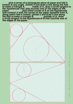A Piece of Creativity: Order A- Events Unfolding on Paper and Their Traces