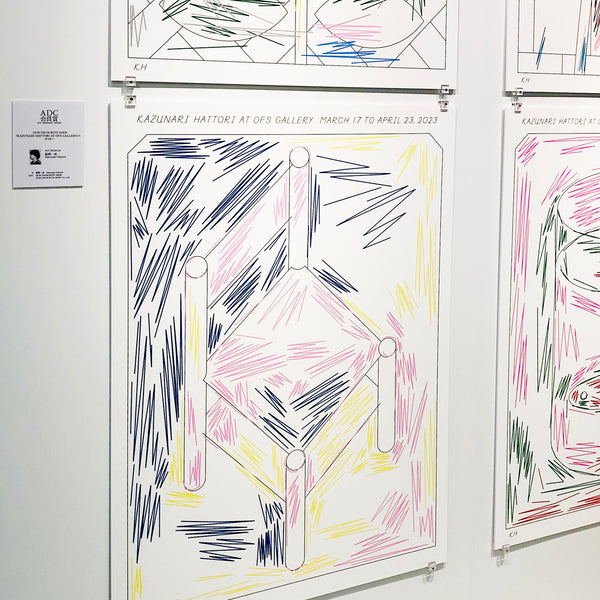 「KAZUNARI HATTORI AT OFS GALLERY」ポスター